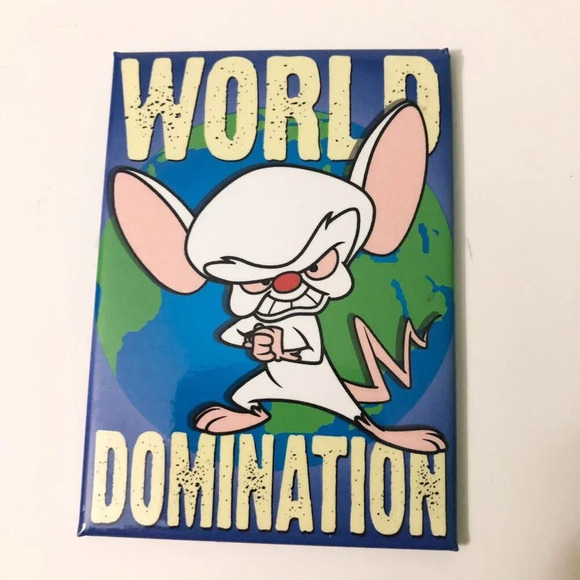 Lot of 3 Magnets Black Panther Pinky and the Brain Batman  Ata Boy Magnets - Picture 7 of 14